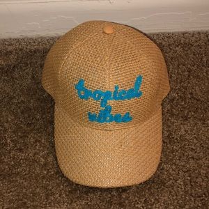 Tropical vibes vacation hat